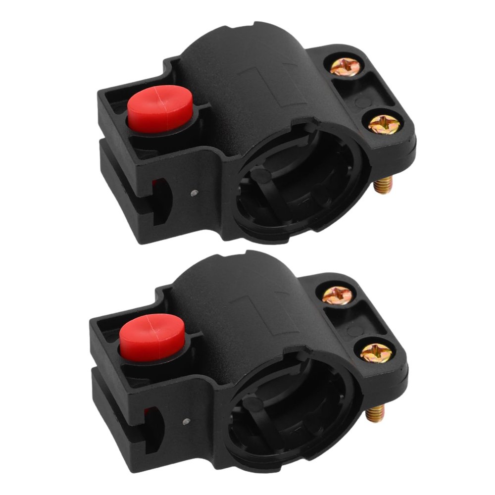 SUPVOX 2pcs Bike Lock Mounting Bracket for Bicycles and Motorcycles Easy to Install Cable Lock Holder Sleek Design for Enhanced Security Compatible Bike Models