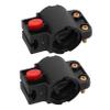 SUPVOX 2pcs Bike Lock Mounting Bracket for Bicycles and Motorcycles Easy to Install Cable Lock Holder Sleek Design for Enhanced Security Compatible Bike Models view 1