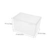 Zerodeko Cd DVD Storage Box Organizer for Movies Comics Albums Small Disc Holder Space Saving for Home Use view 2