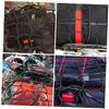 Cabilock 2pcs Elastic Vehicle Cargo Net for Secure Storage of Motorcycle Gear and Helmets Versatile Stretchable Mesh Netting with Convenient Hooks for Bikes and Trailers for Luggage and view 3
