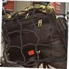 Cabilock 2pcs Elastic Vehicle Cargo Net for Secure Storage of Motorcycle Gear and Helmets Versatile Stretchable Mesh Netting with Convenient Hooks for Bikes and Trailers for Luggage and view 4