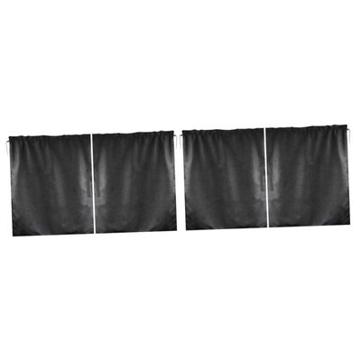 ABOOFAN 4pcs Car Privacy Curtains for Pongee Material Easy Installation Create Separate Spaces for Comfort During Travel and Camping