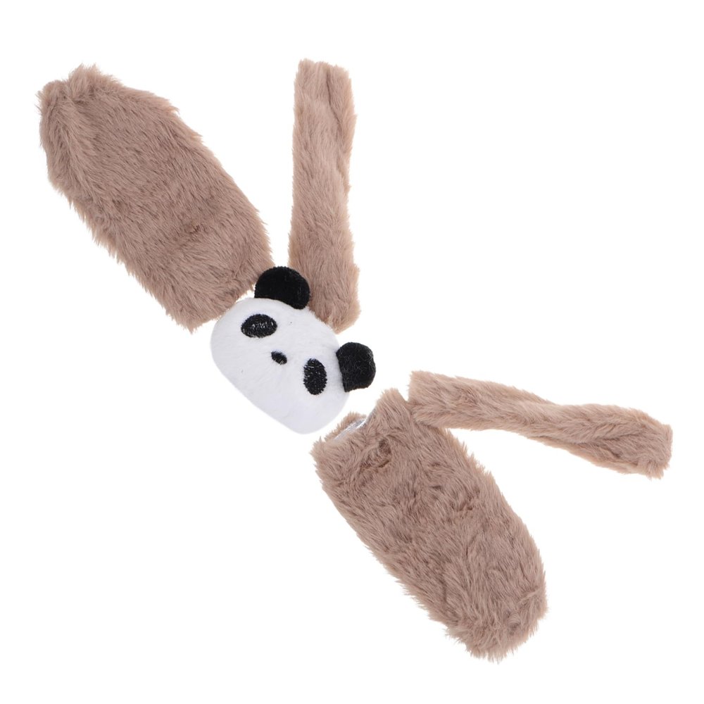 Cabilock 2pcs Plush Motorbike Handlebar Covers for Electric Bikes Warm Anti-slip Stylish Cartoon Grip Wraps