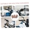 Cabilock 2pcs Plush Motorbike Handlebar Covers for Electric Bikes Warm Anti-slip Stylish Cartoon Grip Wraps view 3