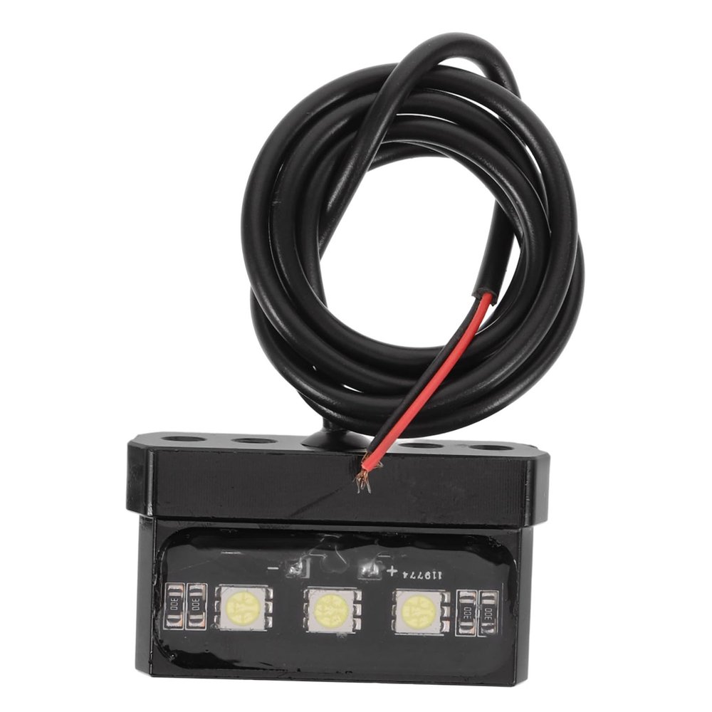 JECOMPRIS Truck Taillight License Plate Light Led Aluminum Alloy Waterproof Bright Easy Install Versatile