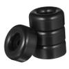Hemobllo 4pcs Trailer Ramp Door Rubber Bumpers Round Replacement Rubber Bumper for Car Trailer Accessories Easy Setup view 1