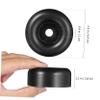 Hemobllo 4pcs Trailer Ramp Door Rubber Bumpers Round Replacement Rubber Bumper for Car Trailer Accessories Easy Setup view 2