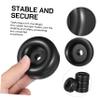 Hemobllo 4pcs Trailer Ramp Door Rubber Bumpers Round Replacement Rubber Bumper for Car Trailer Accessories Easy Setup view 3