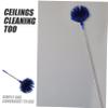 GAROZATION Handle Cobweb Duster Brush for Ceiling Cleaning Extendable Spiderweb Stiff Bristles for Use High Reach Tool for Home Cleaning view 3