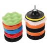 Cabilock 12-Piece 4-Inch Car Detailing Polishing Pad Kit Sponge Buffing Pads for Drill Auto Polishing Attachment for Car Waxing and Buffing view 1