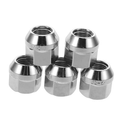 Alipis 5pcs Car Wheel Flange Nuts and Lug Nut Covers for Front Axle Replacement Wheel Lug Caps for Tire Maintenance