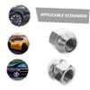 Alipis 5pcs Car Wheel Flange Nuts and Lug Nut Covers for Front Axle Replacement Wheel Lug Caps for Tire Maintenance view 3
