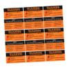 Healifty 100pcs Unique Paper Bad Parking Cards Warning Labels for Caution Signs view 1