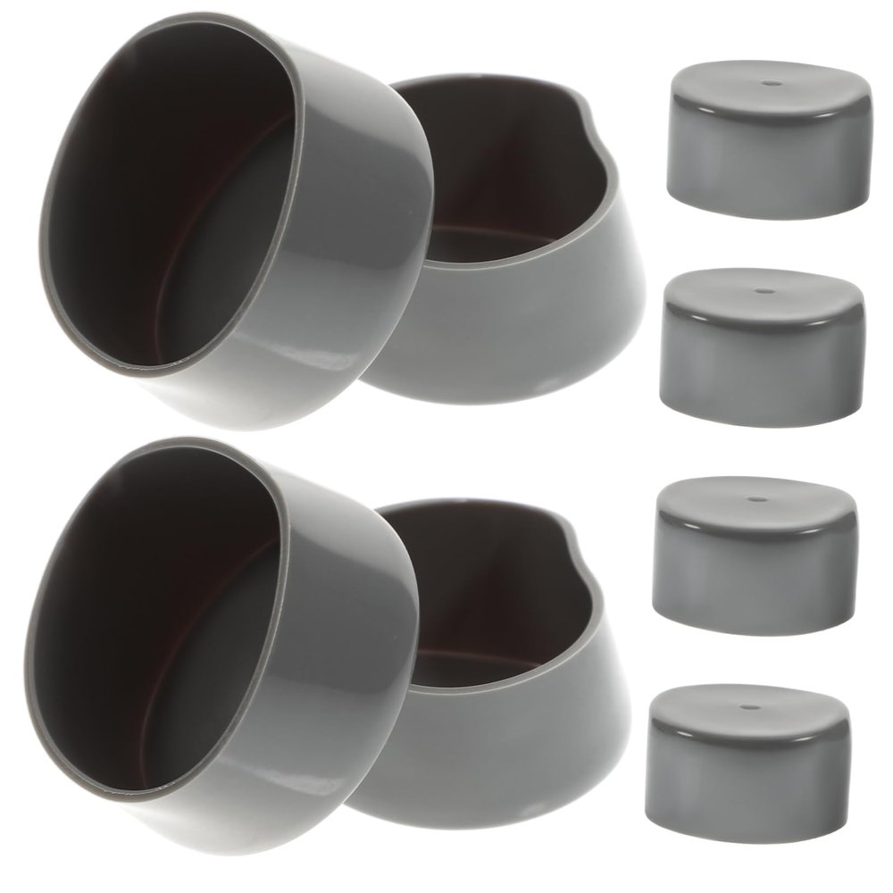 OUNONA 8pcs Trailer Wheel Bearing Caps Durable Rubber Dust Covers for Automotive Protection Prevent Water Dirt Entry Fits Standard Trailers