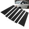 6PCS Car Door Window Pillar Decal PC Mirror Gloss Black Trim Replacement for 20102020 view 2