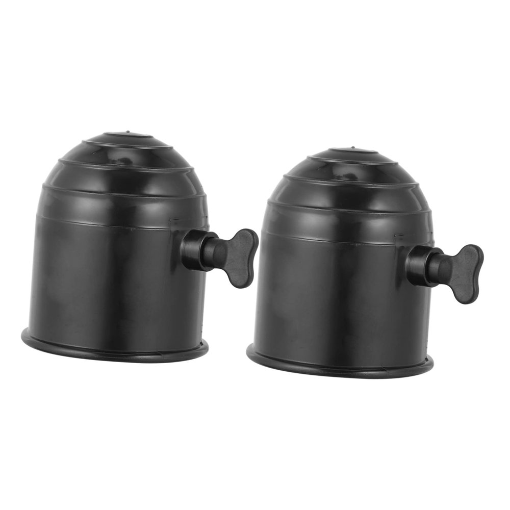 Unomor 2pcs Trailer Hitch Ball Cover and Easy to Clean Protective Cap for Trailer Hitch Cover Towing Accessories