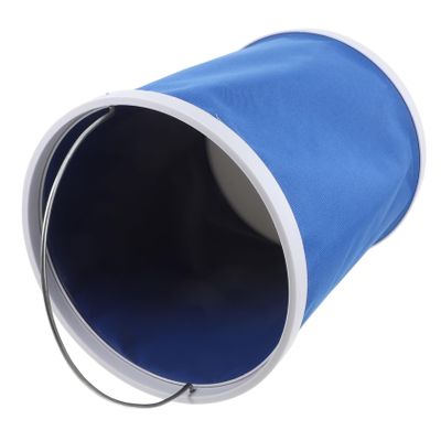 ABOOFAN Collapsible Water Container Portable Folding Bucket with Handle for Camping Fishing Car Washing -Resistant Oxford Cloth Pail for Outdoor Activities