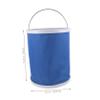 ABOOFAN Collapsible Water Container Portable Folding Bucket with Handle for Camping Fishing Car Washing -Resistant Oxford Cloth Pail for Outdoor Activities view 2