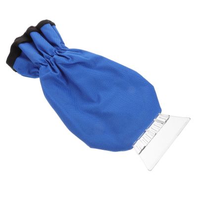 Milisten Ice Scraper Mitt Snow Removal Tool with Warm Gloves Snow Cleaner for Windshield Brush and Ice Remover