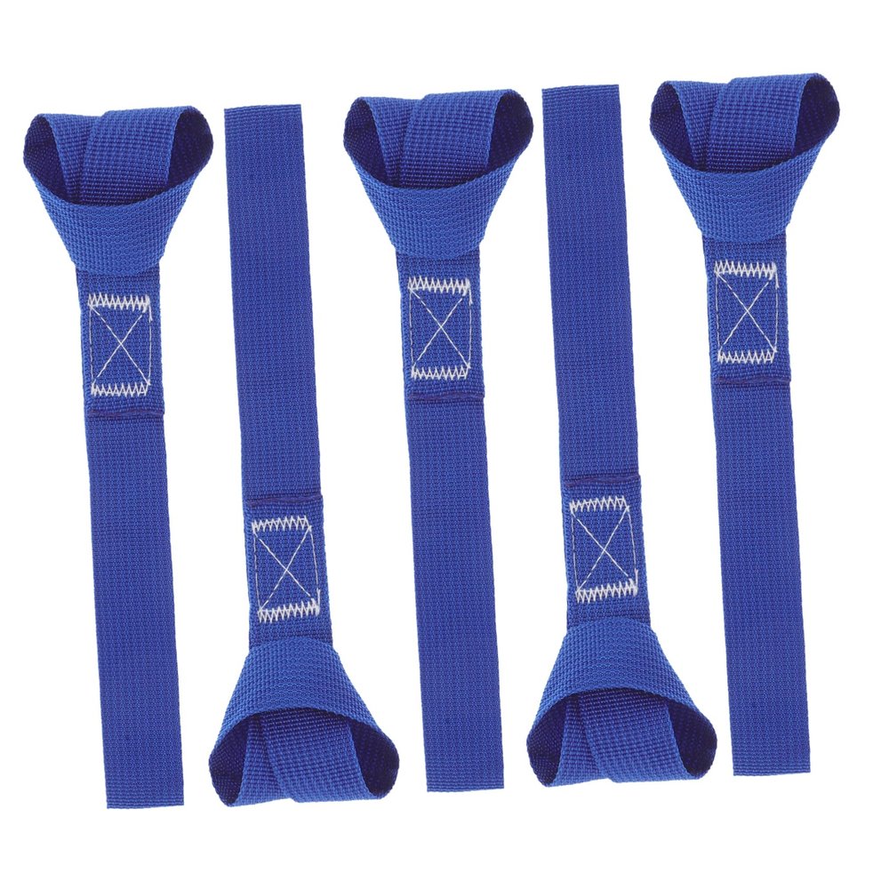 MAGICLULU 5pcs Soft Tie Down Straps for Luggage Motorcycles and Lawn Equipment Heavy Duty Bungee Straps for Secure Transport