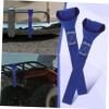 MAGICLULU 5pcs Soft Tie Down Straps for Luggage Motorcycles and Lawn Equipment Heavy Duty Bungee Straps for Secure Transport view 4