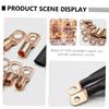 MUELODSIC 140pcs Complete Car Terminals Connector Copper Terminals Heat Shrink Wire Repairing Car Accessories High Conductivity view 3