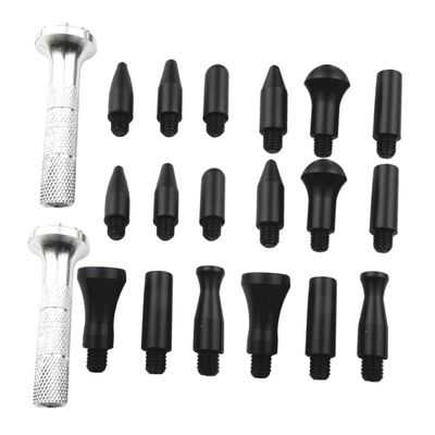 Luxshiny 2 Set Repair Tools Hail Automotive Dent Removal Dent Puller Fix Kit Paintless for Tools Dent Remover Silver