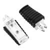 QCWLDKJRV 1Pair Front Footpegs Plate Rubber Rubber Footrest Motorcycle Front Floor Boards Footrest Plate XV250 view 4