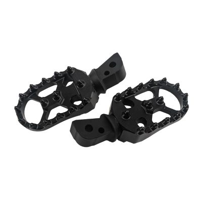 QCWLDKJRV 2019-2021 Motorcycle Rear Footrest 360 Degree Adjustable Floor Boards Rotatable FootPegs Rest(Black)