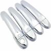 YYSMSR Car Carbon Fiber Style Outer Door Handle Cover Exterior Stickers for Nissan for Note E12 for Versa 2013~2019(Chrome 2 Button) view 1