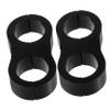 Zerodeko Sturdy Line Hose Clamps 2-piece Aluminum Motorbike Throttle Clamp 2-hole Hose view 1