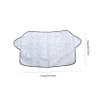 Alipis Car Windshield Cover Thickened Snow Shield Full Coverage for Car Windshield view 2