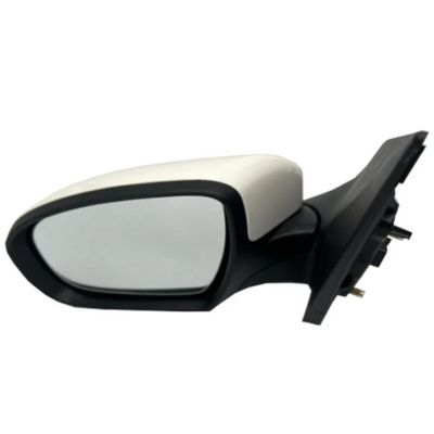 Compatible For Hyundai I20 2016 2017 Auto Accessories Electric Folding Turn Signal Heating Adjustment Mirror Rearview Mirror Assembly 8wire(1PCS left white)