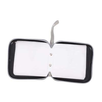 MAGICLULU Cd Storage Bag Slots Plastic Cd Case Capacity Holder Zipper DVD Organizer for Travel Home Storage