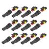 PRETYZOOM 15pairs Wide Application Connectors Wire Plugs Sealed Joint for Auto Wiring view 1
