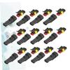 PRETYZOOM 15pairs Wide Application Connectors Wire Plugs Sealed Joint for Auto Wiring view 3