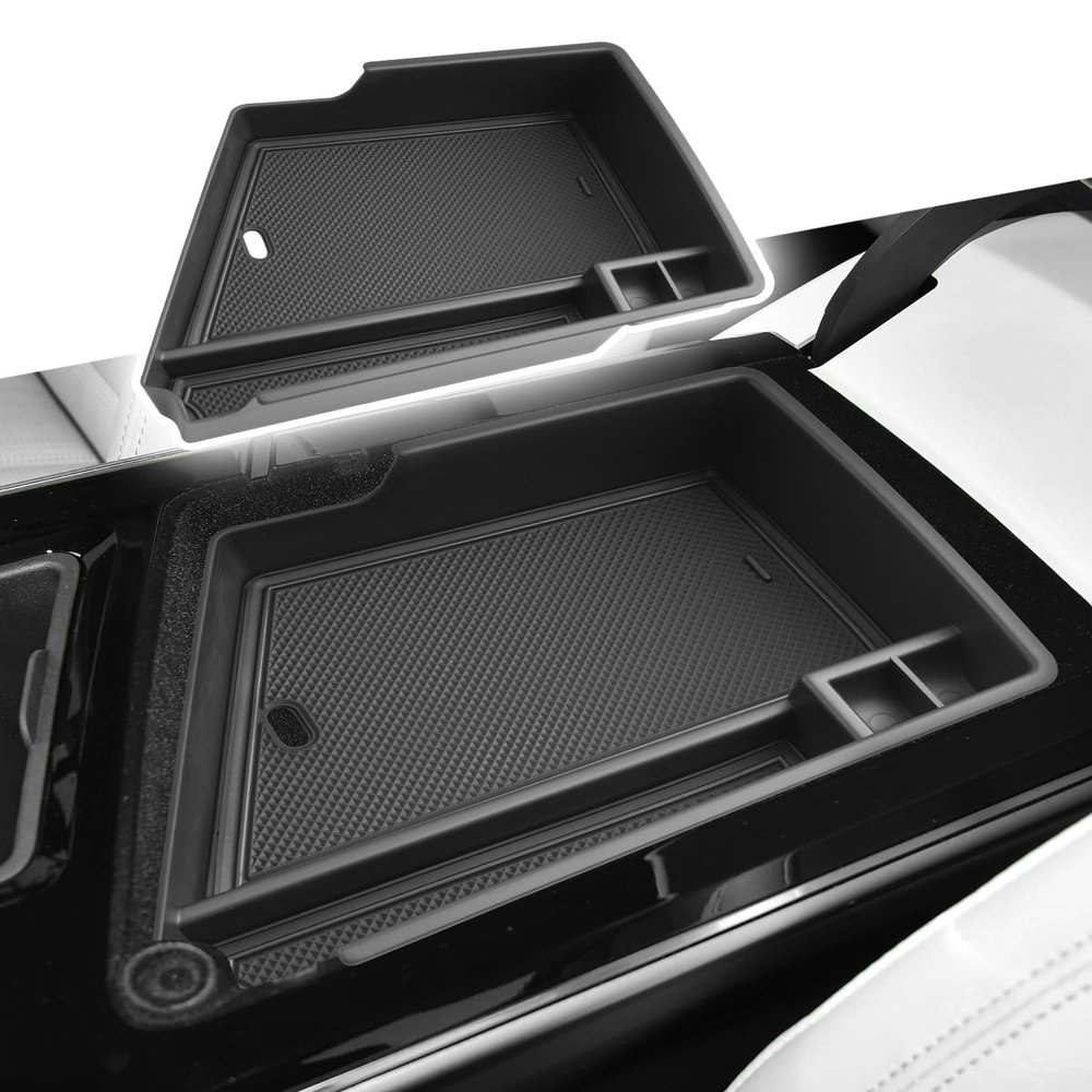 CDEFG for Cadillac Lyriq 2023-2025 2026 Accessories Center Console Organizer Tray Lyriq (Sport, Luxury) 2023 2024 2025 2026 Armrest Storage Middle Console Insert