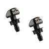 ZIMISI Car Front Windshield Washer Nozzles, Double-Hole Auto Wiper Water Sprayers, Adjustable Nozzle Washer Kit for Most Vehicles (2PCS) view 1