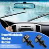 ZIMISI Car Front Windshield Washer Nozzles, Double-Hole Auto Wiper Water Sprayers, Adjustable Nozzle Washer Kit for Most Vehicles (2PCS) view 4