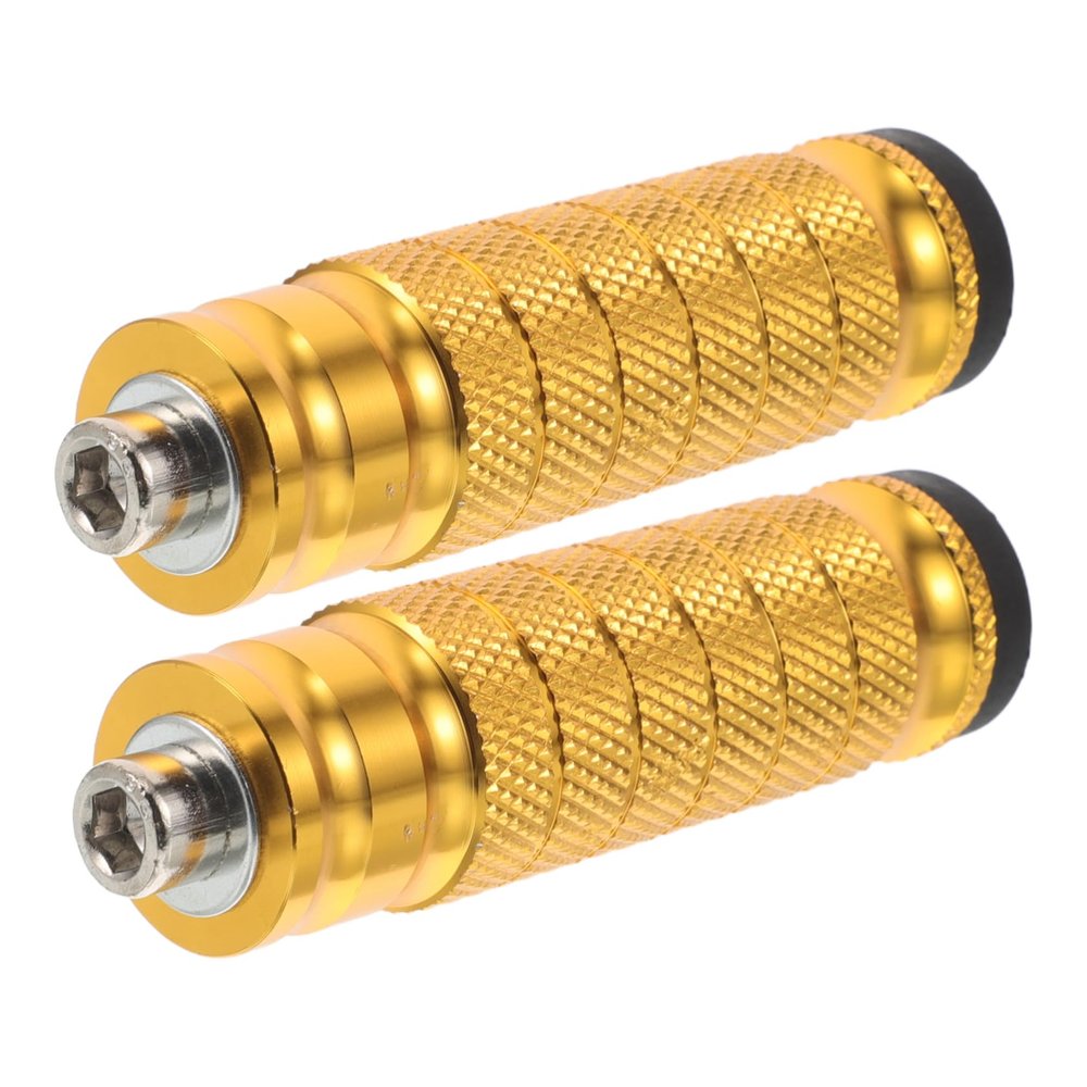 STOBAZA CNC Aluminum Alloy Motorcycle Foot Pegs 2-Pack Rear Passenger Foot Rest Pedals for Universal Motorcycles