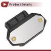 A ABSOPRO No.1208043/1208248/1208049/90187341 Ignition Module Ignition Control Module for Fiat Ducato 1982-1994 ABS Metal Black view 4