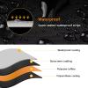 MotorCart Basics ATV Quad Cover Compatible with Yamaha Grizzly 700 2007-2015, Reflective Strip Design Rainproof Snowproof and Sunproof 4 Wheeler CoverBlack Orange view 2