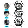Innovz Garage Tyre Rim Storage Rack Free Stackable, Auto Repair Shop Car Wheel Rim Stand for Display, Steel Car Tire Rim Rack for Factory Workshop Store Exhibition(3 Frames 1 Base) view 4