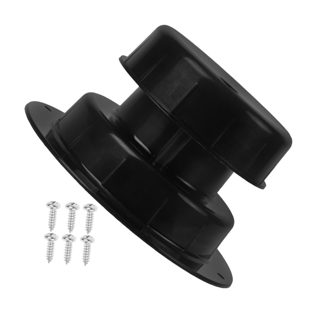 STOBAZA RV Roof Vent Cover Kit Screws Sewer Vent Cap Replacement for Camper Sturdy Plastic for RV Roof