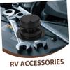 STOBAZA RV Roof Vent Cover Kit Screws Sewer Vent Cap Replacement for Camper Sturdy Plastic for RV Roof view 3