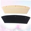 Luxshiny 2-Piece Car Seat Gap Storage Bag Set Leakproof Pouch Organizer for Bills Books Phones Easy for Vehicles view 4