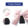 coppialu 2 Pcs Car Bow Seat Headrest Hook, Multi-Functional Automobile Seatback Hanging Organiser,Car Purse Hooks Fits For Most Cars (Pink) view 4