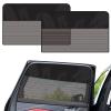 Rear Window Sun Shade, 2 PCS Magnetic Double Layer Car Side Window Sun Shades for Baby, Half Blackout & Half See-Through Back Window Covers for Sun & Privacy Protection,Car Window Accessories view 1
