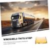 LOORGVEL Windshield Sun Shade Film for Trucks 20x250cm UV Protection Tints Strip Removable Automotive Window Cover for Heat Blocking and Sun Protection view 3