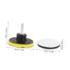 ABOOFAN -in-one Car Polishing Kit 5 Sets Wool Felt Polishing Wheel for Drill Buffing Wheel Kit Sanding Disc Pad Angle Grinder Car Pad view 2